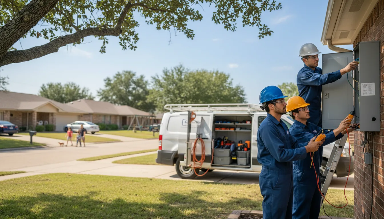 Certified electrician providing emergency electrical services in Cordova, AL